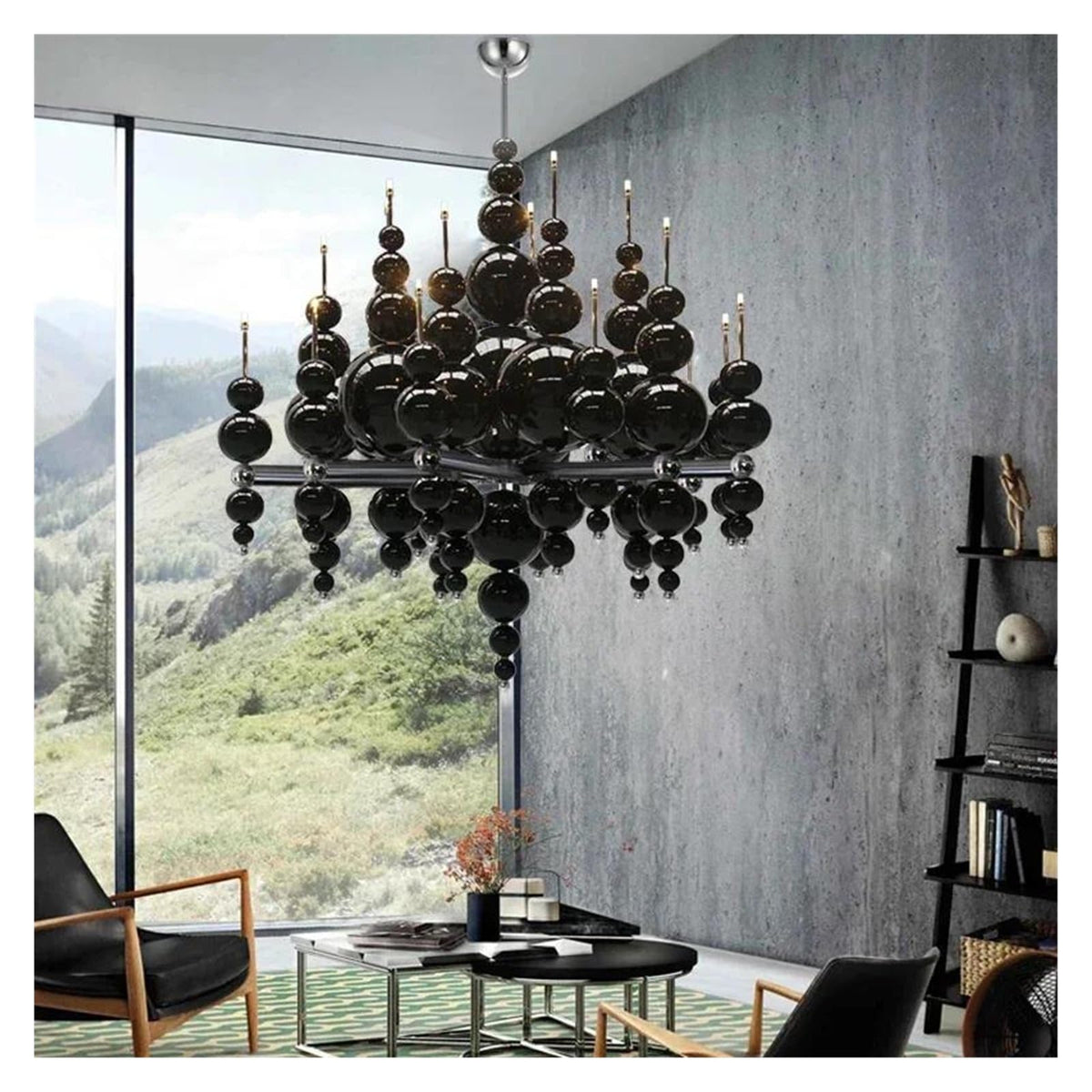 Modern Simple Gourd Living Room Restaurant Chandelier Creative Villa Hotel High-end Smart Lamps Personality Decoration(6 Heads)