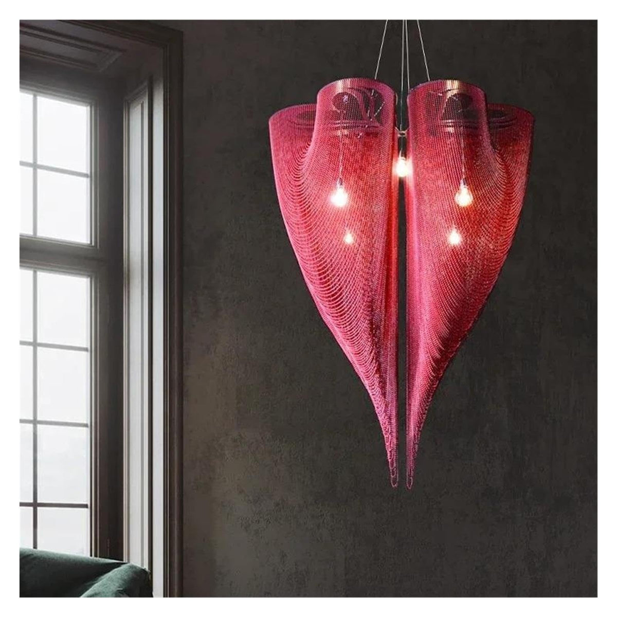 Modern Chandelier Bead Curtain Hanging Light Pendant Lighting,Modern