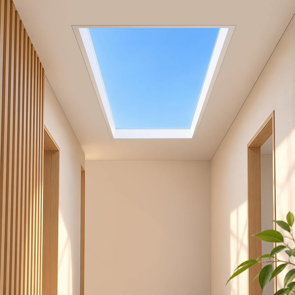 Ultra Thin Skylight Panel Light, 4×2 FT Smart Blue Sky Light