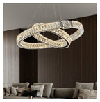 Oval Magic Ring Dimmable LED Chandelier Lighting Hanging Lamps Suspension Luminaire Lampen for Dinning Table Versatile Use