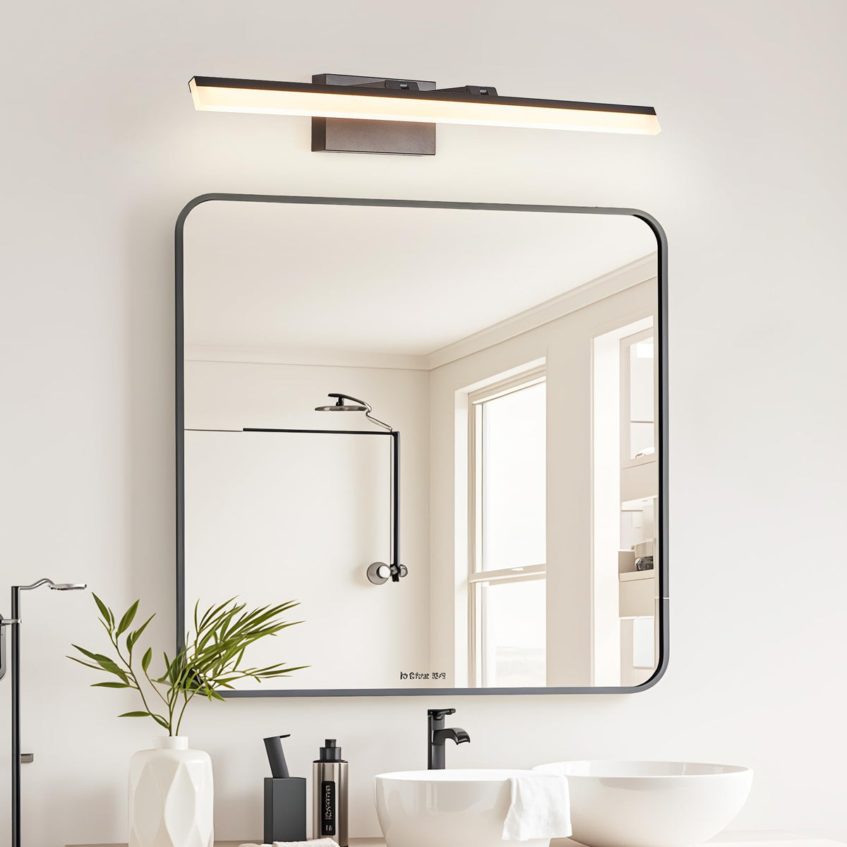 22 inch Energy-Smart LED Close to Ceiling Light with Etched Glass Diffuser