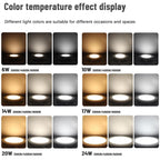 10pcs/lot Downlight AC110V AC220V Ceiling Light 17W 20W 24W