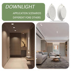 10pcs/lot Downlight AC110V AC220V Ceiling Light 17W 20W 24W