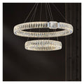 Oval Magic Ring Dimmable LED Chandelier Lighting Hanging Lamps Suspension Luminaire Lampen for Dinning Table Versatile Use