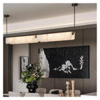 Spanish Marble Ceiling Pendant Light Long Alabaster Chandelier ,Space