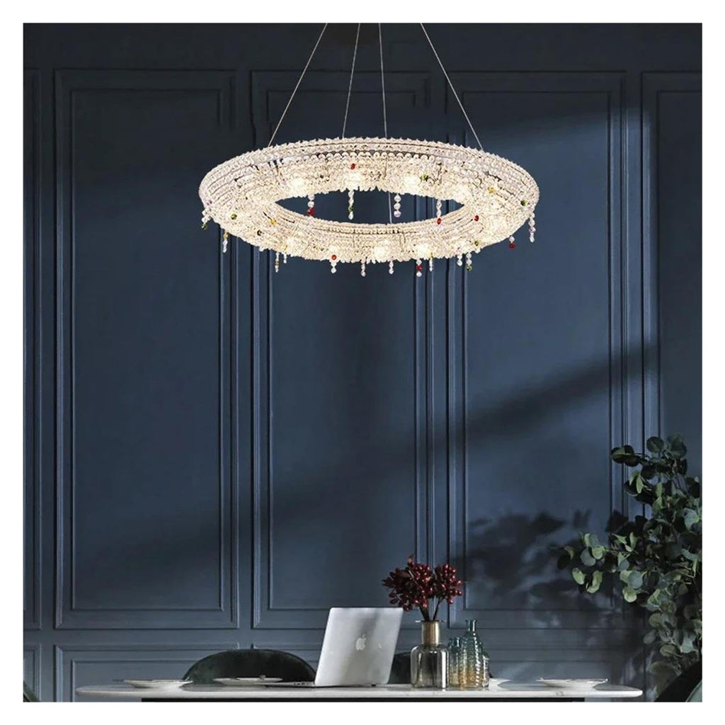 Modern Square Round Postmodern Crystal Ceiling Chandelier Lighting,Modern