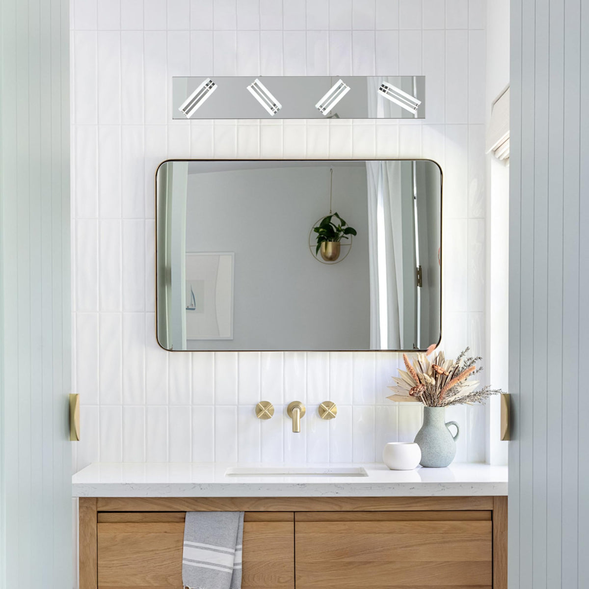 22 inch Energy-Smart LED Close to Ceiling Light with Etched Glass Diffuser