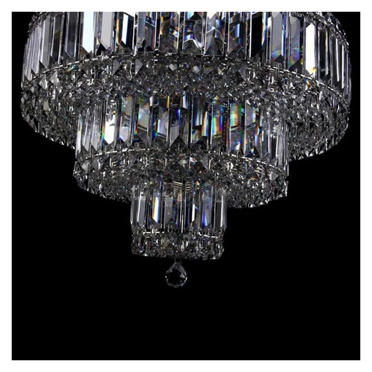 Modern K9 Crystal Led Chandeliers Light French Empire Gold Chrome Chandeliers Large Scale Lighting,for Home