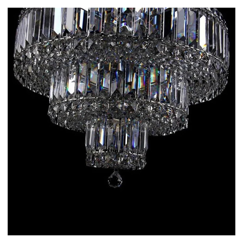 Modern K9 Crystal Led Chandeliers Light French Empire Gold Chrome Chandeliers Large Scale Lighting,for Home