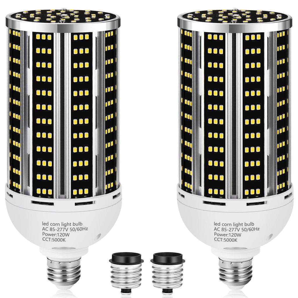 200W LED Corn Light Bulb 4 pack,(2000W Equivalent )Commercial Grade 30500LM DayLight 5000K E26/E39 Medium Mogul Base LED Lamp,Large Area Lights For Outdoor Indoor Garage Warehouse Factory Bay Light