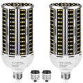 200W LED Corn Light Bulb 4 pack,(2000W Equivalent )Commercial Grade 30500LM DayLight 5000K E26/E39 Medium Mogul Base LED Lamp,Large Area Lights For Outdoor Indoor Garage Warehouse Factory Bay Light