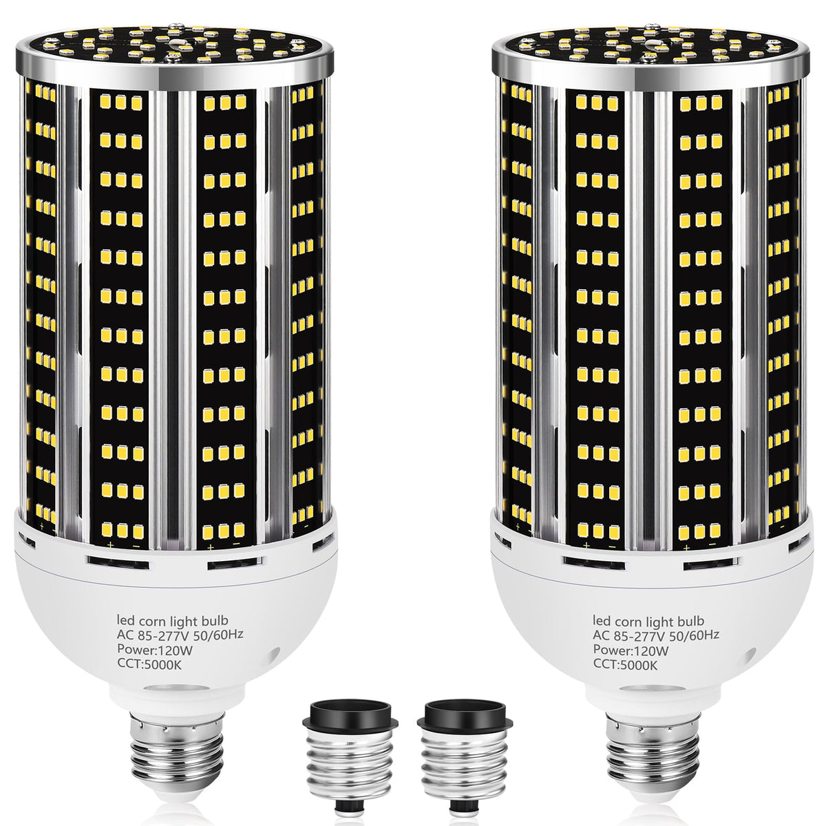 200W LED Corn Light Bulb 4 pack,(2000W Equivalent )Commercial Grade 30500LM DayLight 5000K E26/E39 Medium Mogul Base LED Lamp,Large Area Lights For Outdoor Indoor Garage Warehouse Factory Bay Light