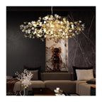 Ceiling Crystal Branch Chandeliers Villa Designer Crystal Chandelier for Living Room Bar Lamp Brass Art Tea Room,Art