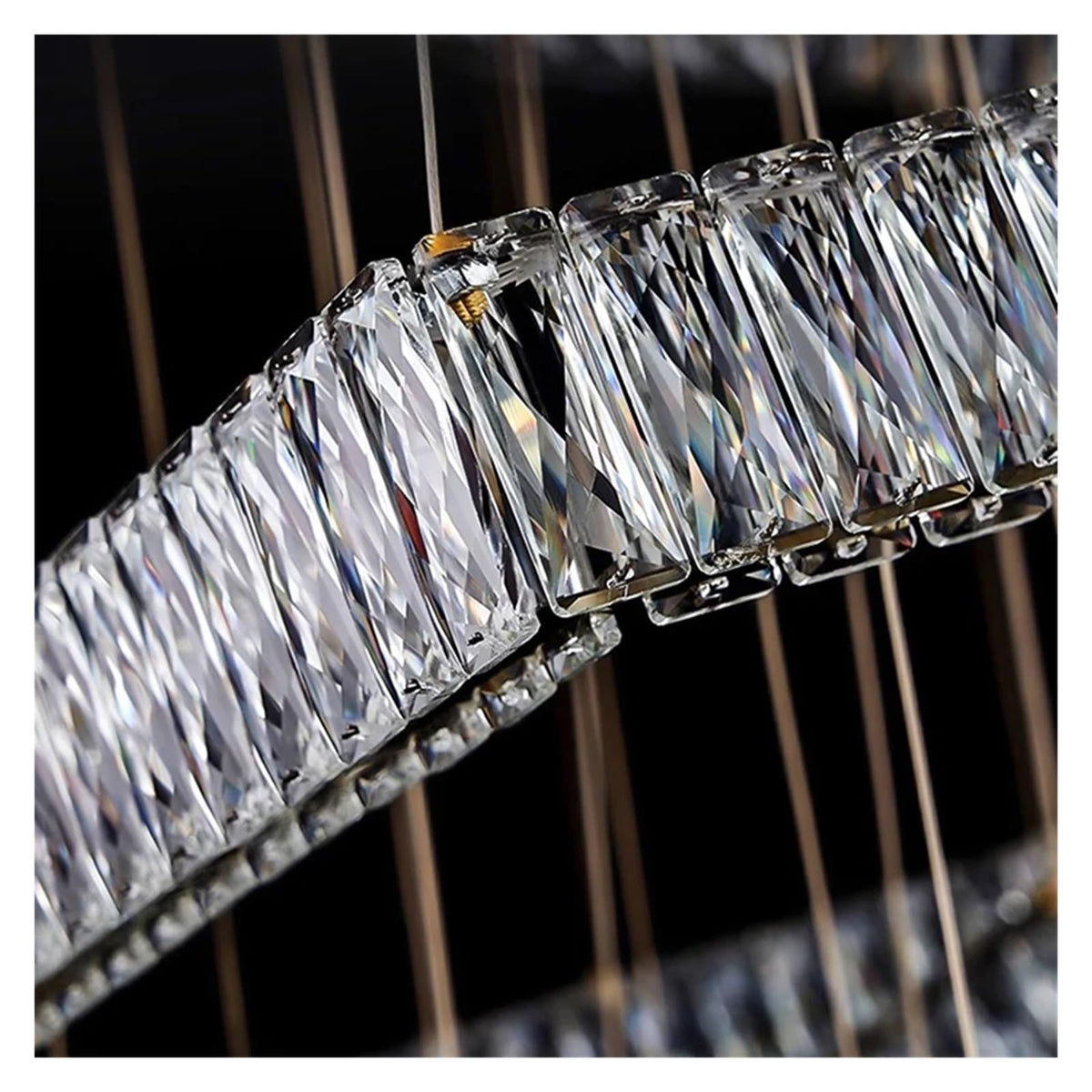 Modern Crystal Stair Chandelier Lights Indoor Lighting Ceiling Lamp Hanging Light Led Chandeliers for Living Room Indoor Lighting