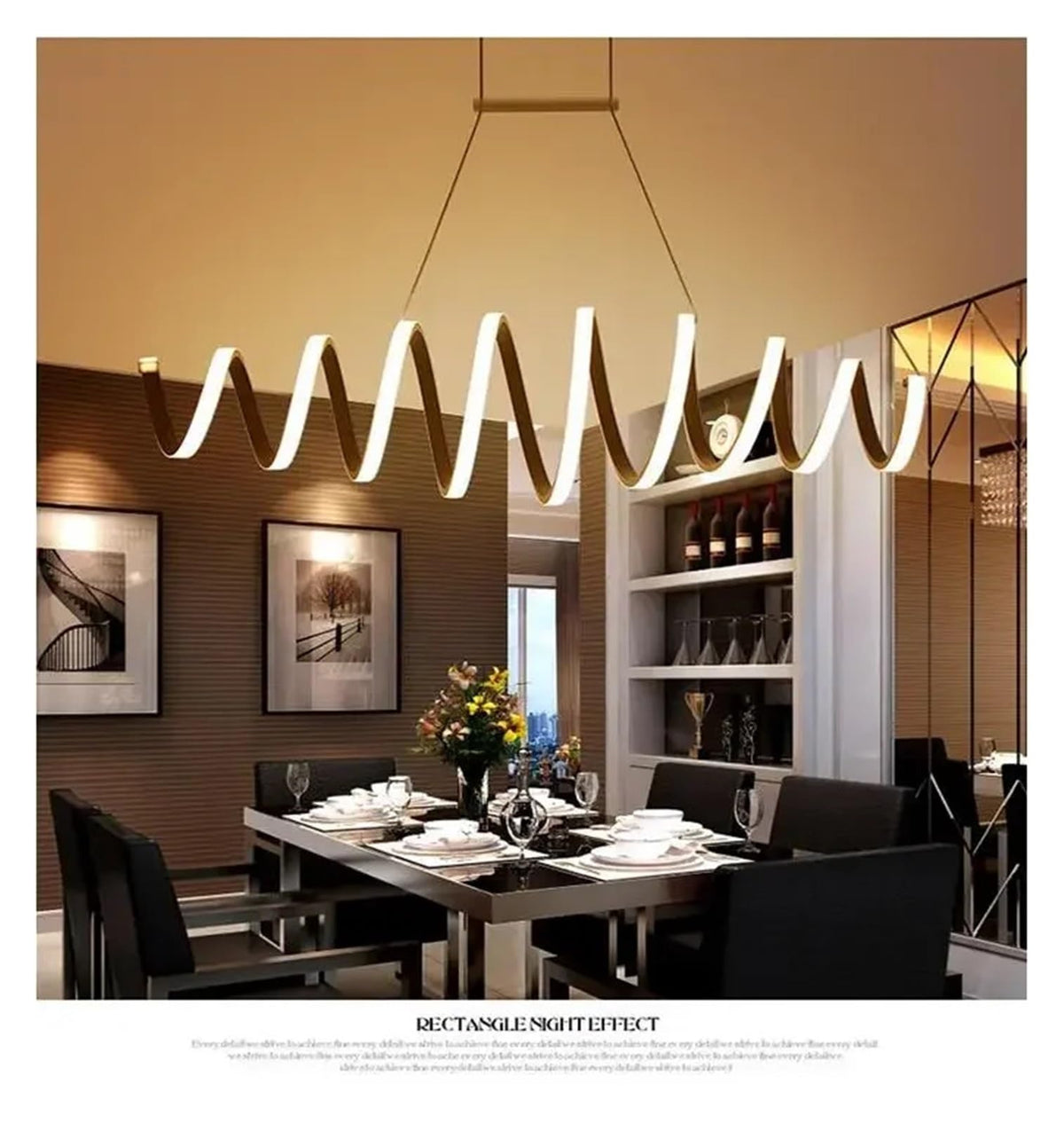 Art Ceiling Lamps Modern Acrylic Lights for Bar Counter Kitchen Dining Room