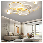YUFENG , Modern Living Room Smart Indoor Decorative Light with Remote Control Stylish Minimalist Hall Ceiling Lamp