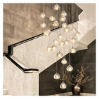 Modern Stair Chandelier Pendant Lights Indoor Lighting Ceiling Lamp Hanging Light Led Chandeliers for Living Room Indoor Lightin Contemporary