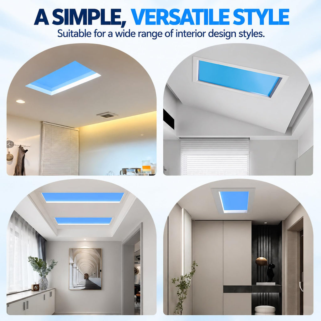 Artificial Skylight Ceiling Light, Dimmable Integrated-60*60