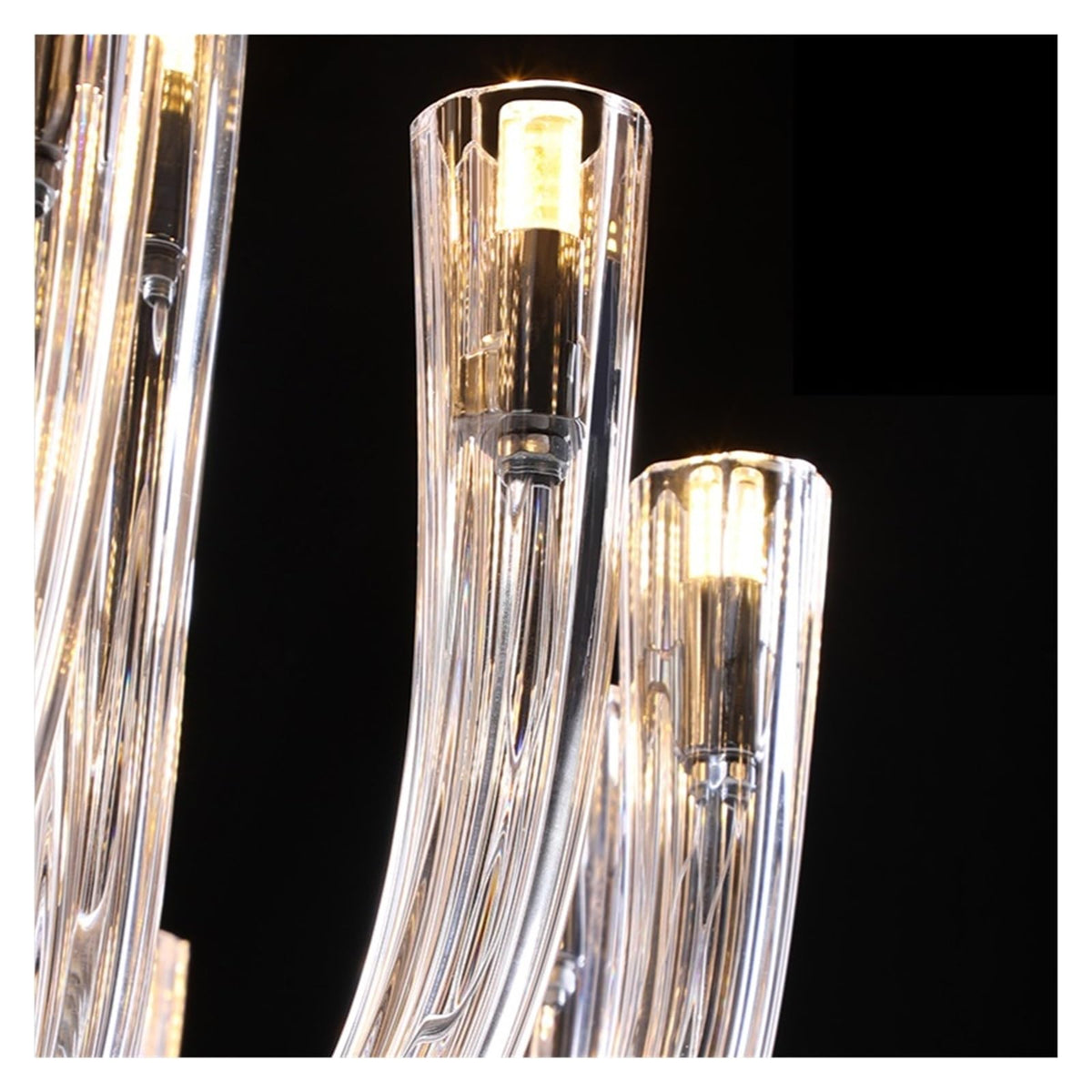 Post-Modern Simple Living Room U Shaped Glass Ceiling Chandelier Italian Designer Lustre Light Art Pendant Lamps,Practical