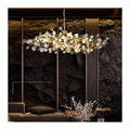 Ceiling Crystal Branch Chandeliers Villa Designer Crystal Chandelier for Living Room Bar Lamp Brass Art Tea Room,Art