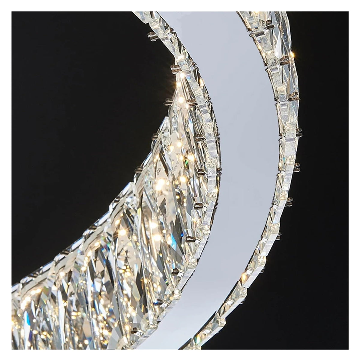 Oval Magic Ring Dimmable LED Chandelier Lighting Hanging Lamps Suspension Luminaire Lampen for Dinning Table Versatile Use