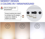 10 Pack LED 8-Inch Commercial-Grade Recessed Lighting Fixture 8 Inch Commercial Downlight 24W 30/40/50K Changeable Dimmable, 100-277V Hardwired Downlight, Indoor Ceiling Light, ETL