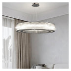 Modern Luxury LED Crystal Ceiling Pendant Lights Living Dining Room Lighting Decor Chandelier Lamp Indoor Fixture,Soft Light