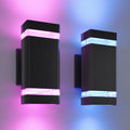 Up and Down Outdoor Wall Light, RGB Color Changing Wall Lights