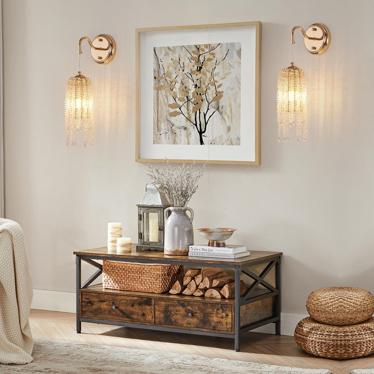 22 inch Energy-Smart LED Close to Ceiling Light with Etched Glass Diffuser
