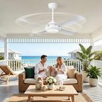 48" Ceiling Fans with Lights,LED Ceiling Fan with Light and Remote Control