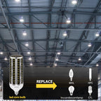 200W LED Corn Light Bulb 4 pack,(2000W Equivalent )Commercial Grade 30500LM DayLight 5000K E26/E39 Medium Mogul Base LED Lamp,Large Area Lights For Outdoor Indoor Garage Warehouse Factory Bay Light