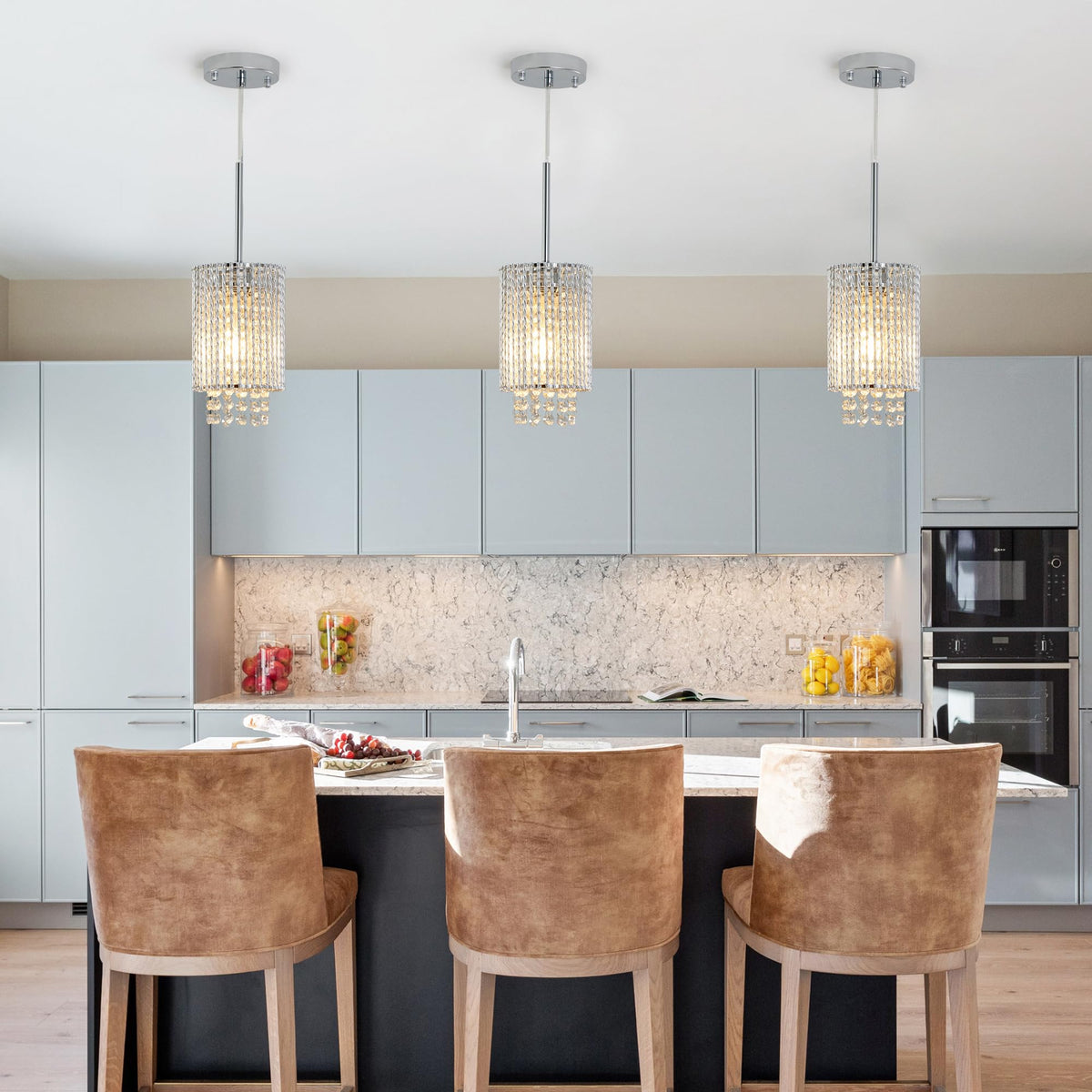 22 inch Energy-Smart LED Close to Ceiling Light with Etched Glass Diffuser