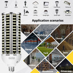 200W LED Corn Light Bulb 4 pack,(2000W Equivalent )Commercial Grade 30500LM DayLight 5000K E26/E39 Medium Mogul Base LED Lamp,Large Area Lights For Outdoor Indoor Garage Warehouse Factory Bay Light